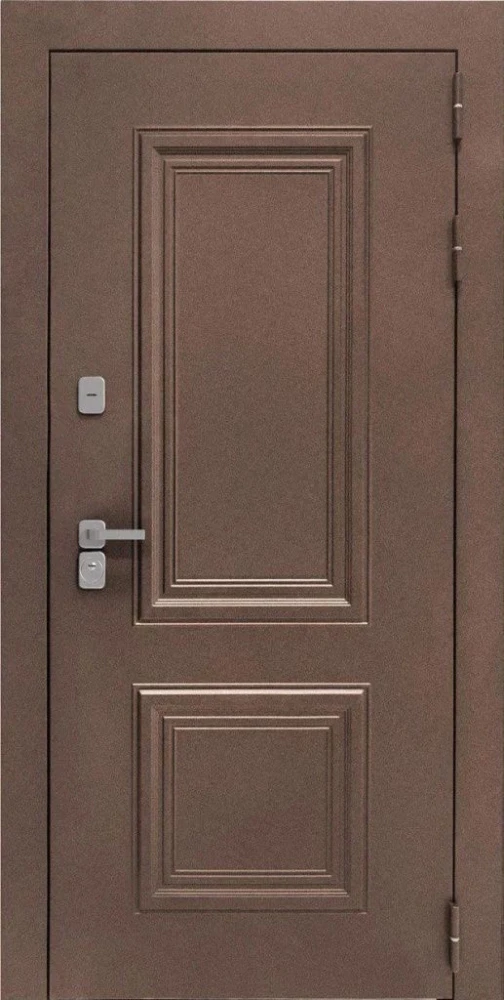 Входная дверь ДвериПРО Д-68 Алиса (16мм, ПВХ Ясень белый, зеркало) DPRO222045 внешняя сторона